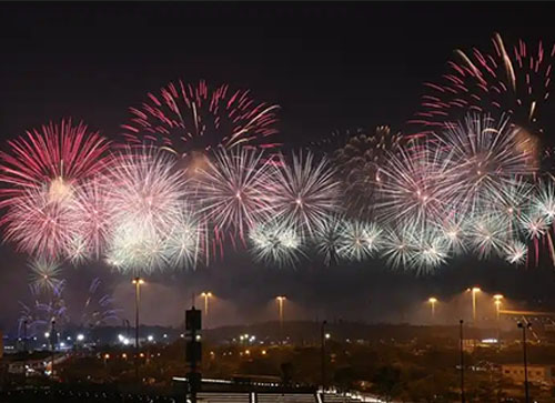 奉新县焰火晚会